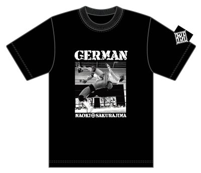 桜島なおきGERMAN Tシャツ - 九州プロレス | オンラインショップ