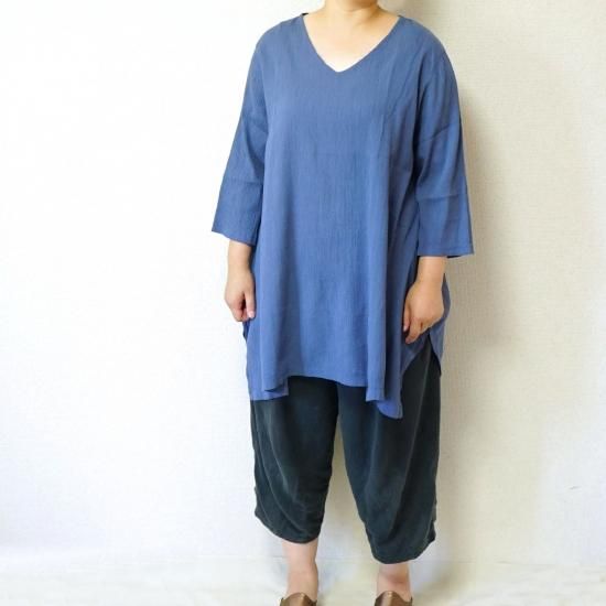 gokan 五感 チュニック 綿100% 日本製 made in Japan（綿ちぢみ