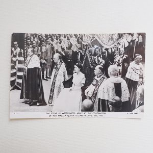 エリザベス女王戴冠式ポストカード 3