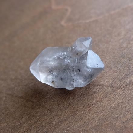 ヒマラヤ産 エレスチャル水晶原石 ダブルポイント（2個セット