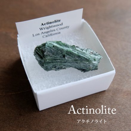 アクチノライト原石（カリフォルニア州産） 鉱物コレクション 1点もの・プレゼント・ギフト・インテリア・コレクター
