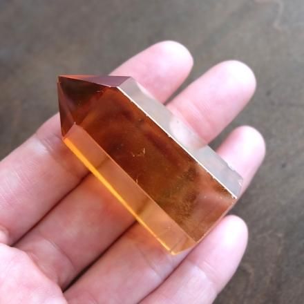 オーラ原石 ブルー＆金色 天然石 クラスター ポイント 413g 城