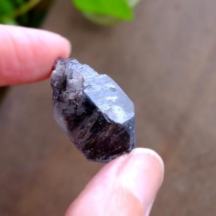 ブラジル産両剣水晶原石 ダブルポイント原石 鉱物 水晶 ワイヤー