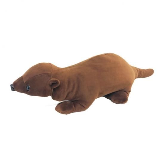 コットンクラウディ S カワウソ (ダークブラウン) - ぬいぐるみ