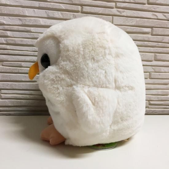 幸フクロウ M (ホワイト) - ぬいぐるみメーカーTAKE OFFの公式 幸フクロウ M (ホワイト) - ぬいぐるみメーカーTAKE OFFの公式