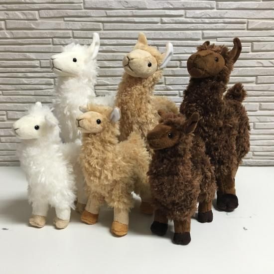 人気定番の アルパカ S（ブラウン） OFFの公式 ぬいぐるみメーカーTAKE - アルパカ