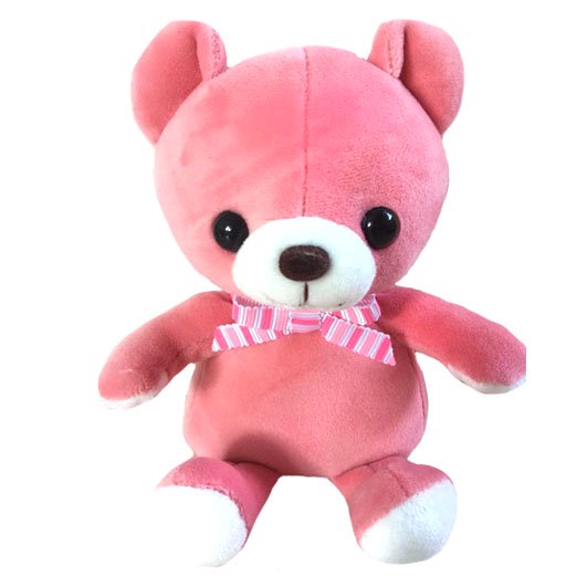 ぷにゅくま（ピンク） - ぬいぐるみメーカーTAKE OFFの公式オンラインショップ　5000円以上のご購入で送料無料！