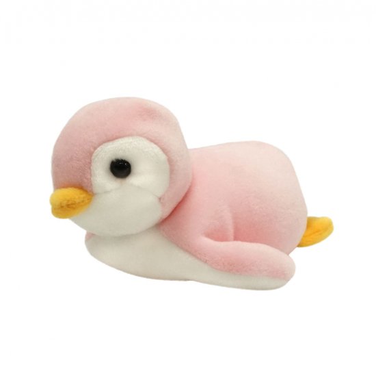 ぽけぷに　ペンギン(ピンク) - ぬいぐるみメーカーTAKE OFFの公式オンラインショップ　5000円以上のご購入で送料無料！