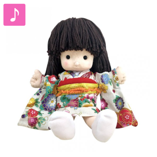 日本人形きぬちゃん S オルゴール (アイボリー) - ぬいぐるみ 日本人形きぬちゃん S オルゴール (アイボリー) - ぬいぐるみ