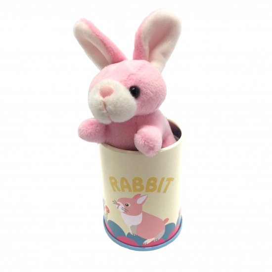 ZOO 缶　ウサギ - ぬいぐるみメーカーTAKE OFFの公式オンラインショップ　5000円以上のご購入で送料無料！