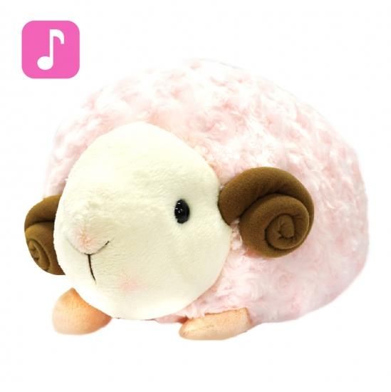 オルゴール・petitLoupひつじ・ぬいぐるみ曲トゥモロウ 吉徳 オルゴールぬいぐるみ ヒツジ 曲：星に願いを 動物