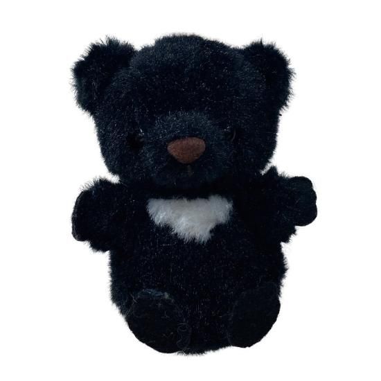 やまね工房 ぬいぐるみ くま テディベア 作家 ハンドメイド ツキノワグマ 受注制作】ツキノワグマのこども ぬいぐるみ Miyano Kie 通販 13998332