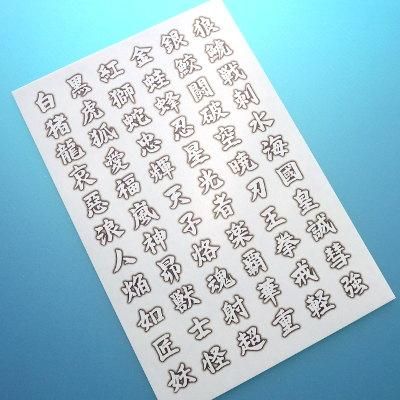 Argus 補修用デカール(銀文字) Argus 補修用デカール(銀文字