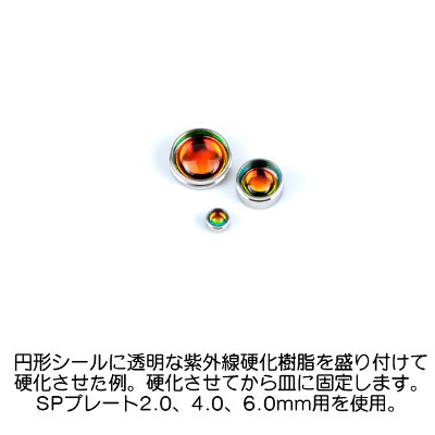 HiQParts -円形シール Xシリーズ 偏光オレンジ（2.0～6.0mm） - G PARTS [模型用ディティールアップアイテム・ツール専門店]
