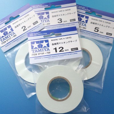 TAMIYA- 曲線用マスキングテープ （各種） - G PARTS [模型用