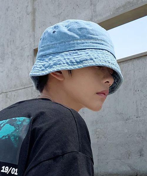 neos -addictive design-】デニム 帽子 バケット ハット○ - メンズ