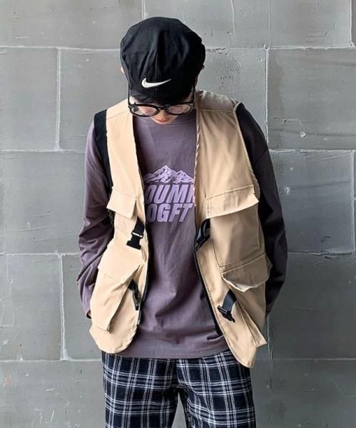 neos -addictive design-】ビッグシルエット フラップポケット