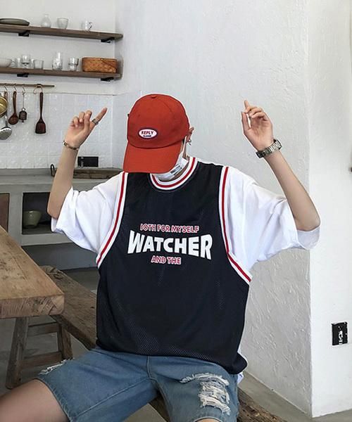 neos -addictive design-】ルーズシルエット ロゴ バスケット