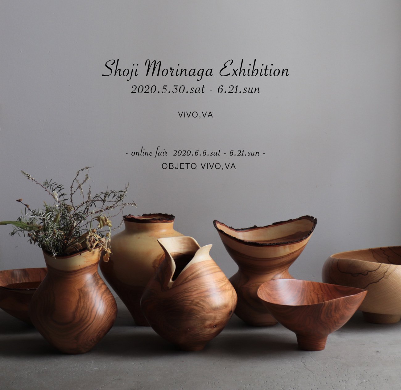 Shoji Morinaga Exhibition 2020.5.30 - 6.14 - ViVO,VA online market
