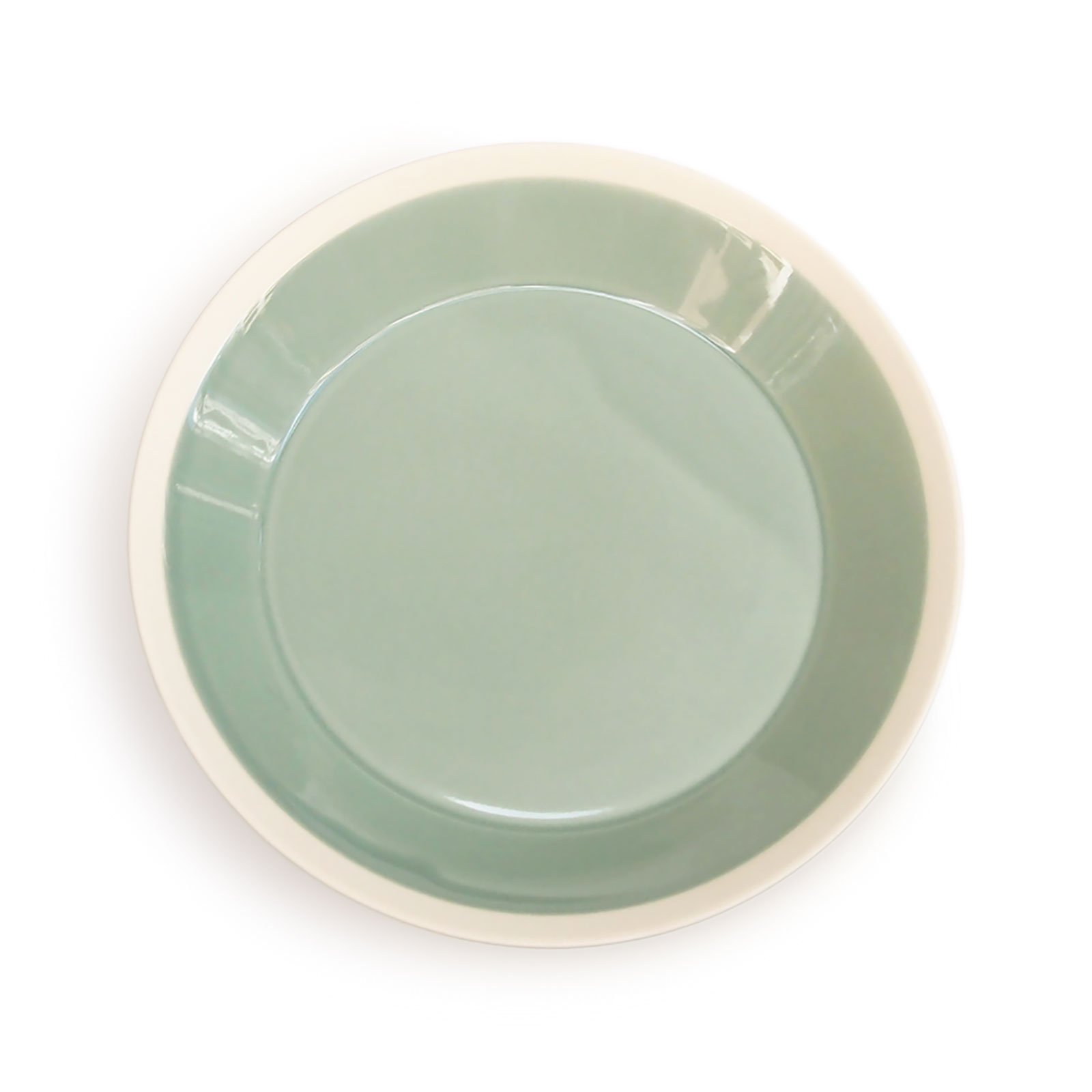 dishes】plate 220 (pistachio green) - yumiko iihoshi porcelain