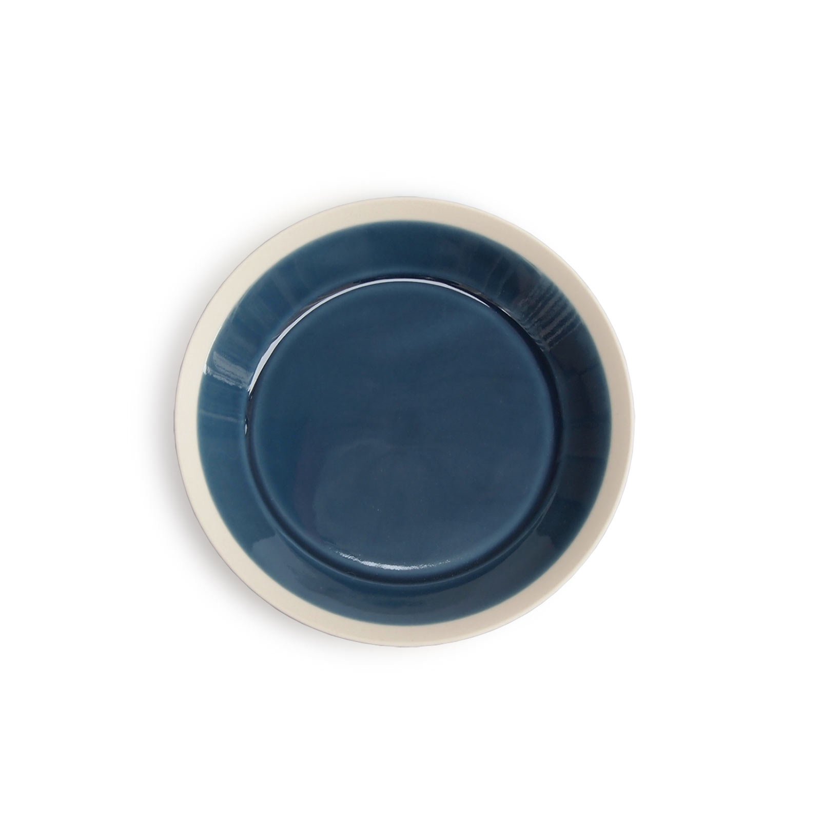 dishes】plate 180 (ink blue) - yumiko iihoshi porcelain