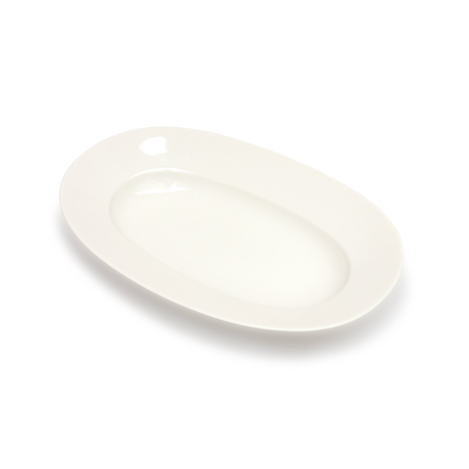 Oval plate M (Dew White) - yumiko iihoshi porcelain - イイホシユミコ | ViVO,VA  online market