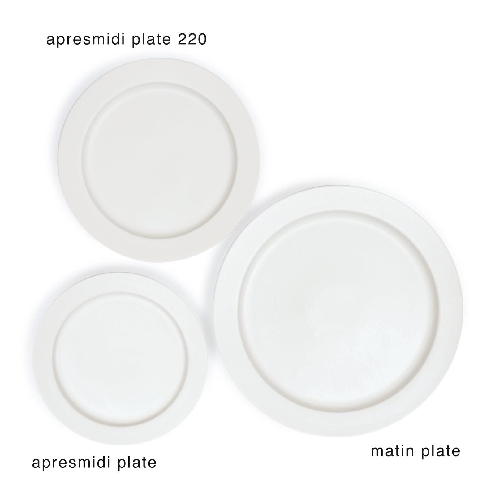 unjour】matin plate (yuki) - yumiko iihoshi porcelain