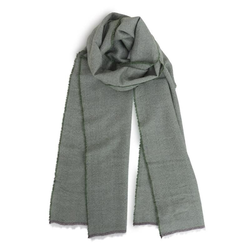 Lapuan Kankurit<br> VIIRU merino wool scarf <br>35 x 220cm - green