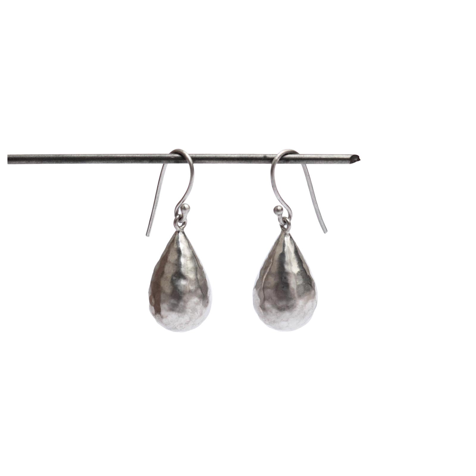 Tej Kothari | Large Silver Drop Earrings - ViVO,VA online market