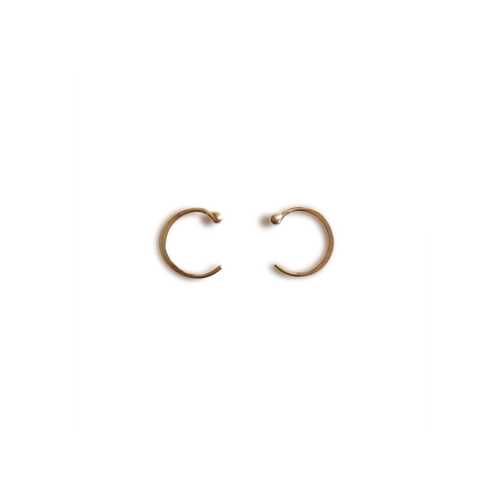 Melissa Joy Manning | Small Hugger Earring | yellow - ViVO