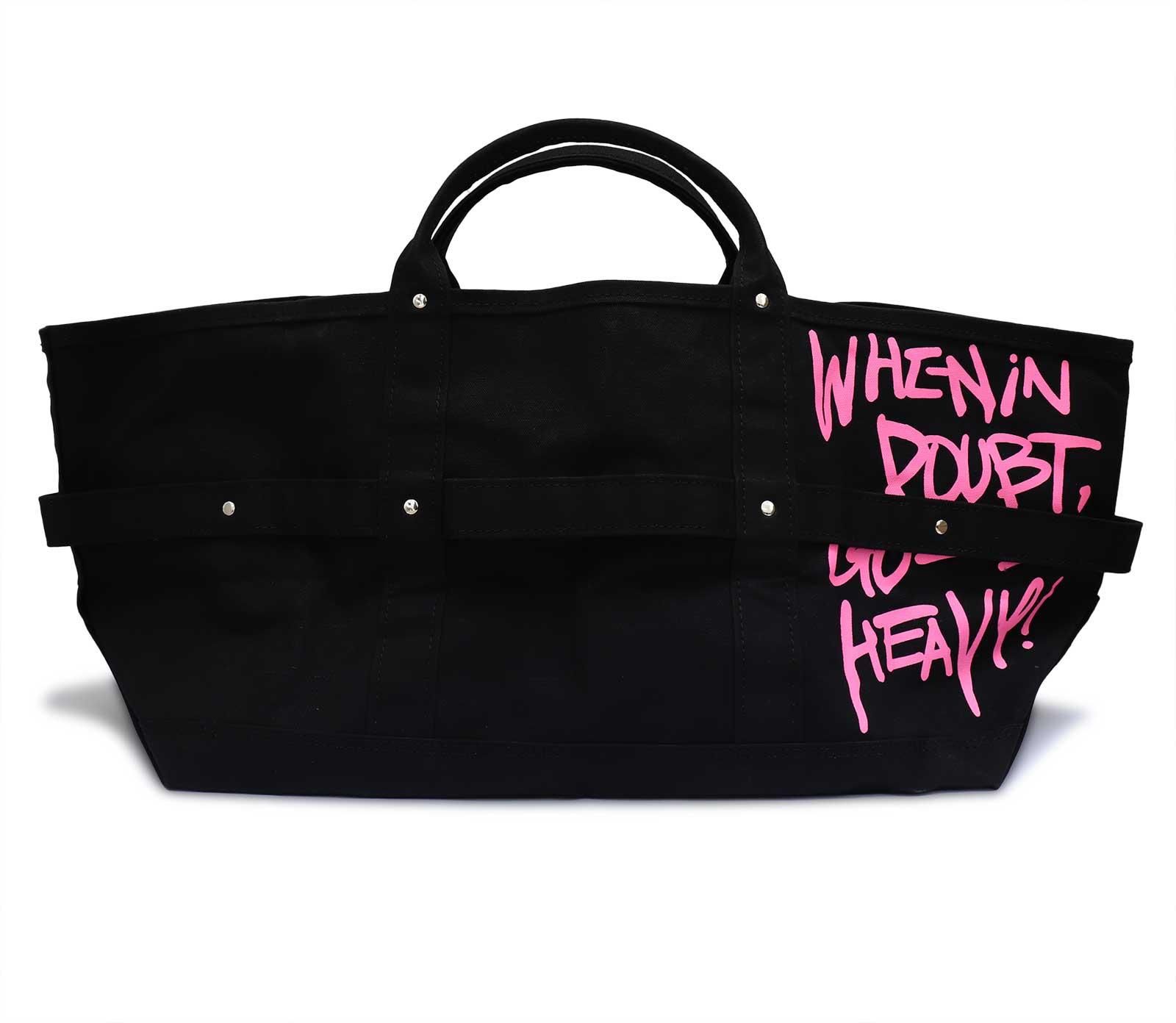 TEMBEA x ULTRA HEAVY | TOTE MEDIUM | BLACK30%OFF - ViVO,VA