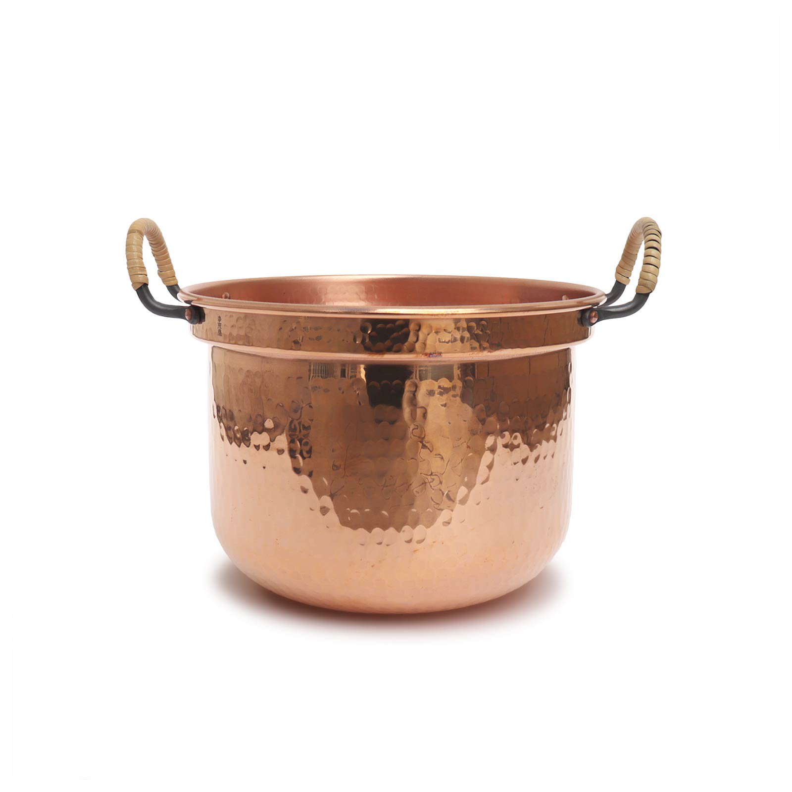 京都 有次 真鍮 両手鍋 一体型 銅鍋 - 調理器具