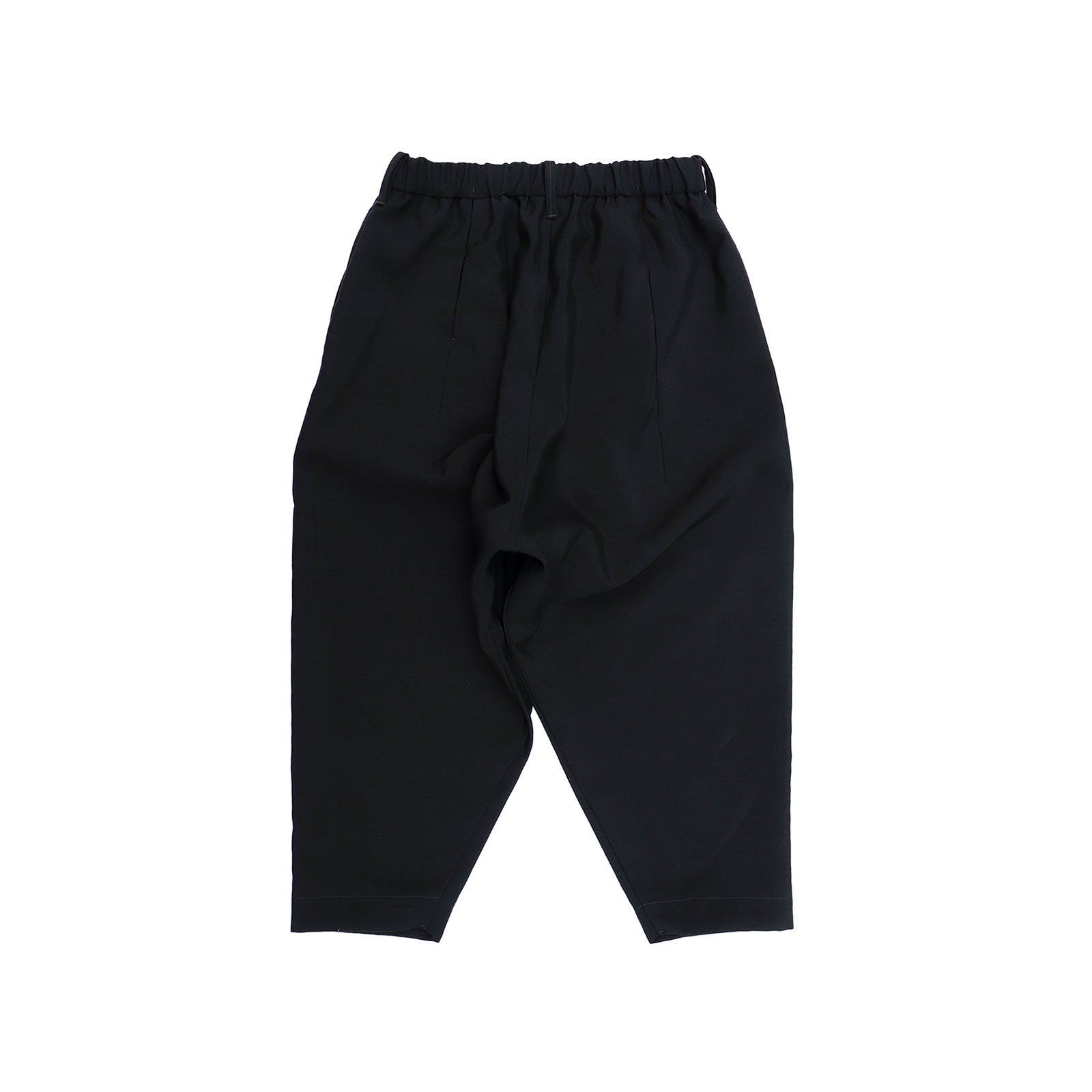 ヒムカシ製図 - easy philtaylored darts pants -（ 偽リネン／軽量軽撥水ポリエステル／オフブラック) -  ViVO,VA online market