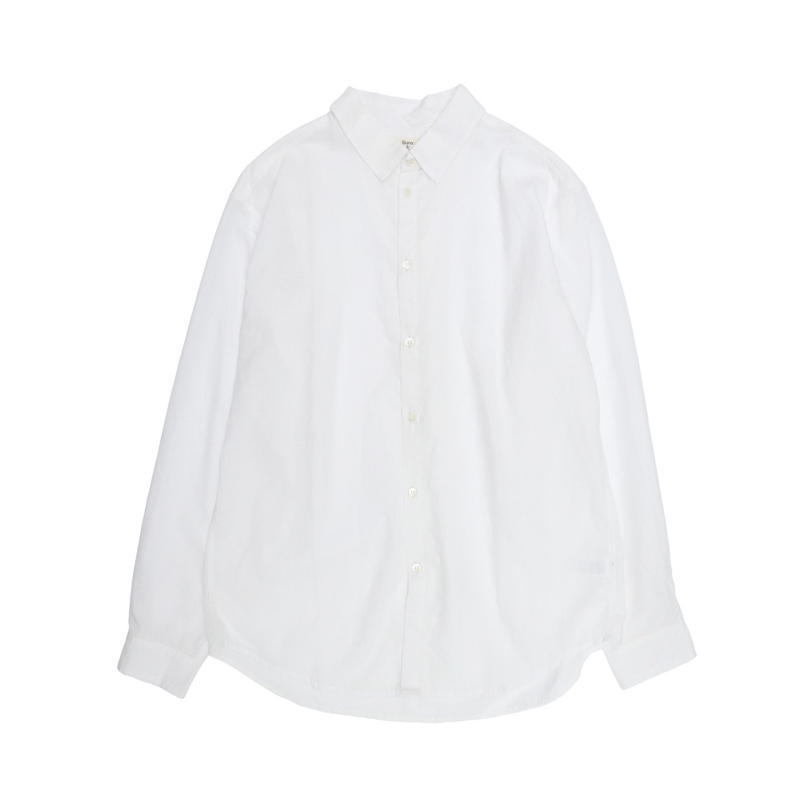 SUNO&MORRISON KHADI RUFFLE BIG SHIRT - シャツ/ブラウス(七分/長袖)