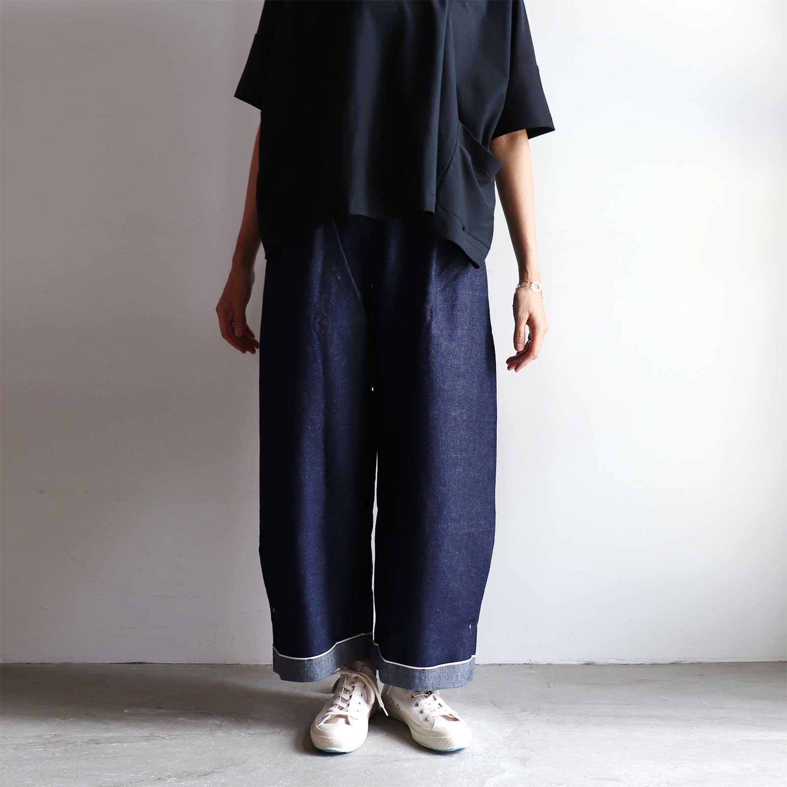 ヒムカシ製図 | 耳鳴！ ju-do salong pants | スペシャルタッチ解撚 