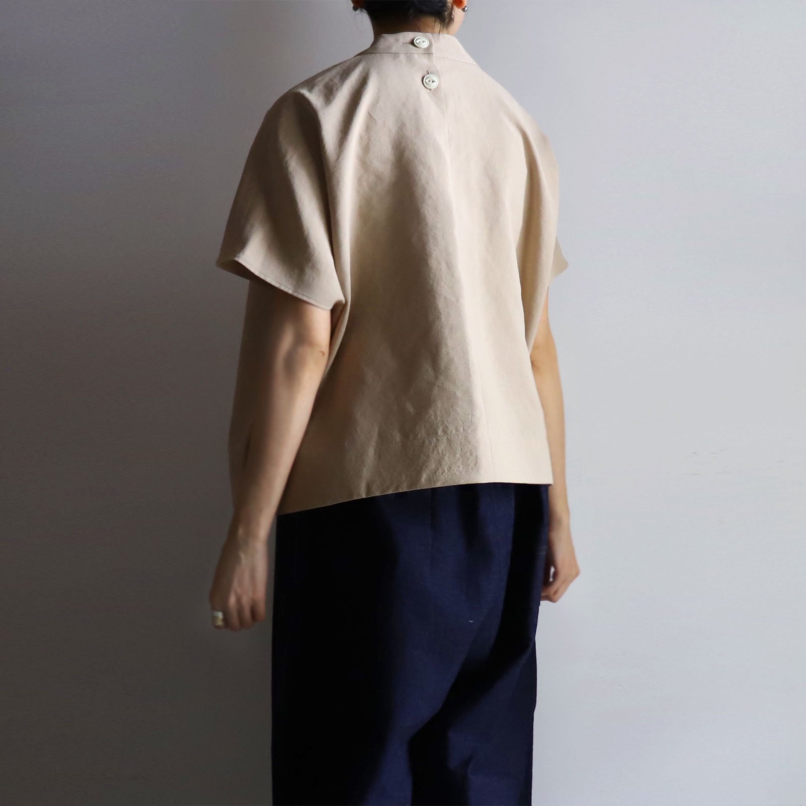 ヒムカシ製図 | square french tee | 偽リネン(軽量軽撥水) - ViVO,VA online market