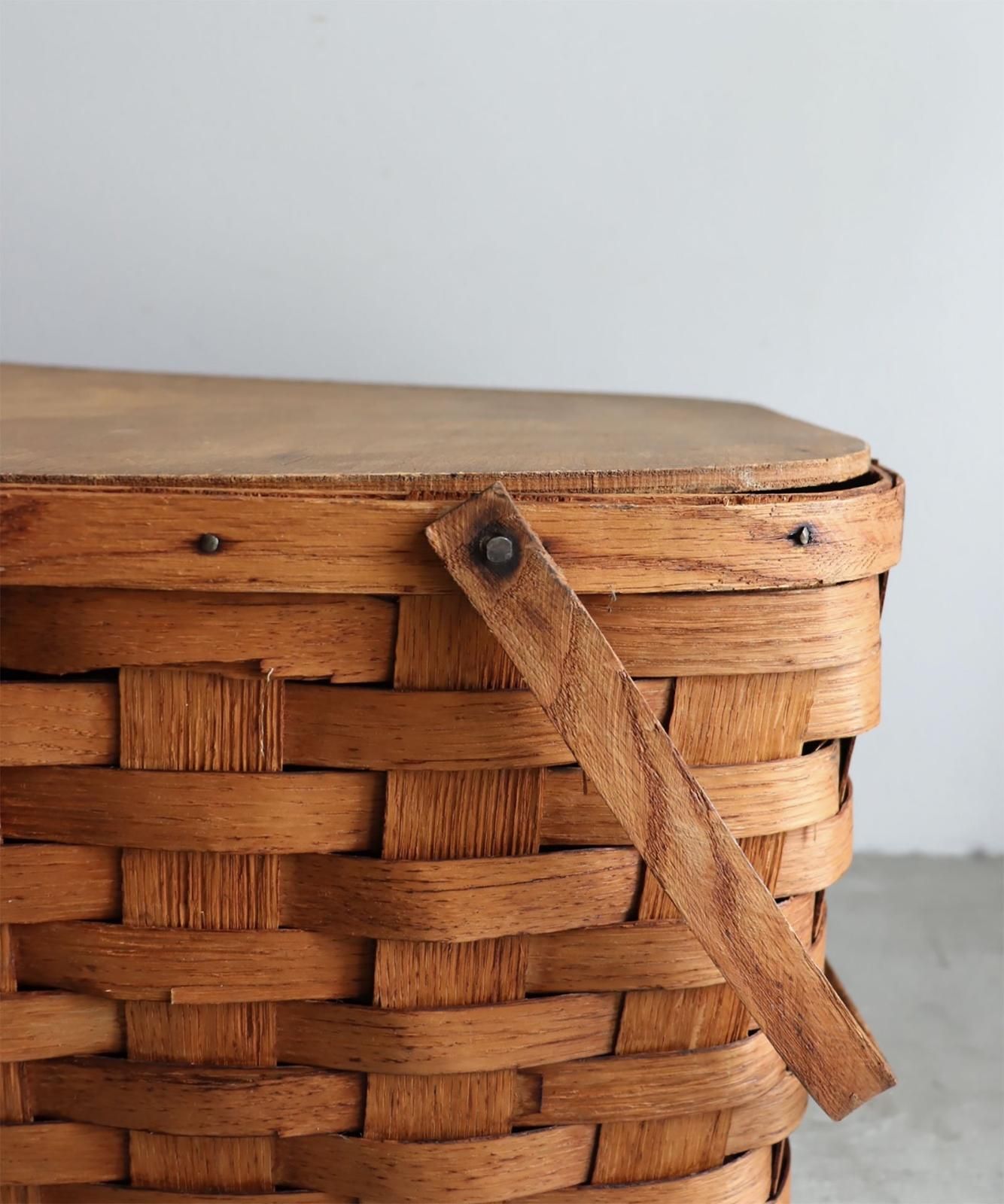 vintage picnic basket - E - ViVO,VA online market