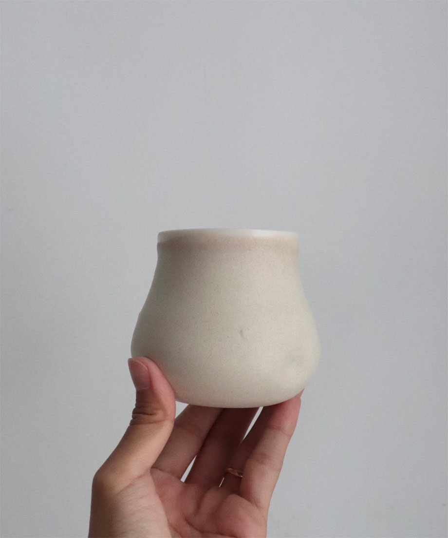 Laima Ceramics<br>white mat tea cup 250 - C