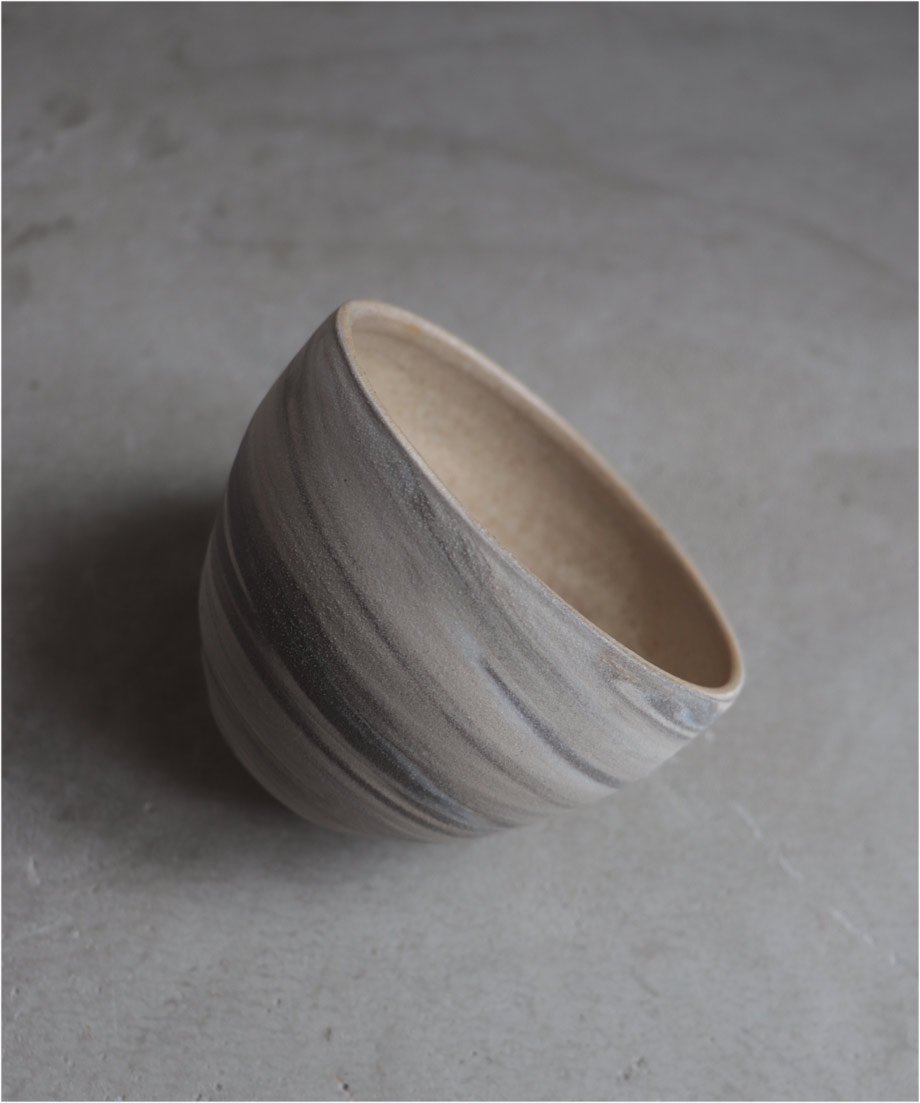 Laima Ceramics<br>sahara marbled bowl 150 - D