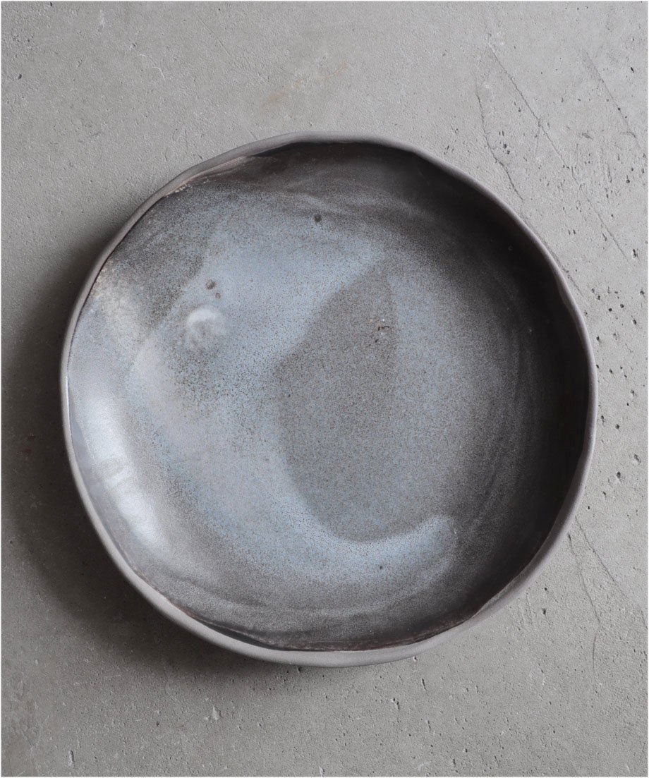 Laima Ceramics<br>grey on grey bowl 24