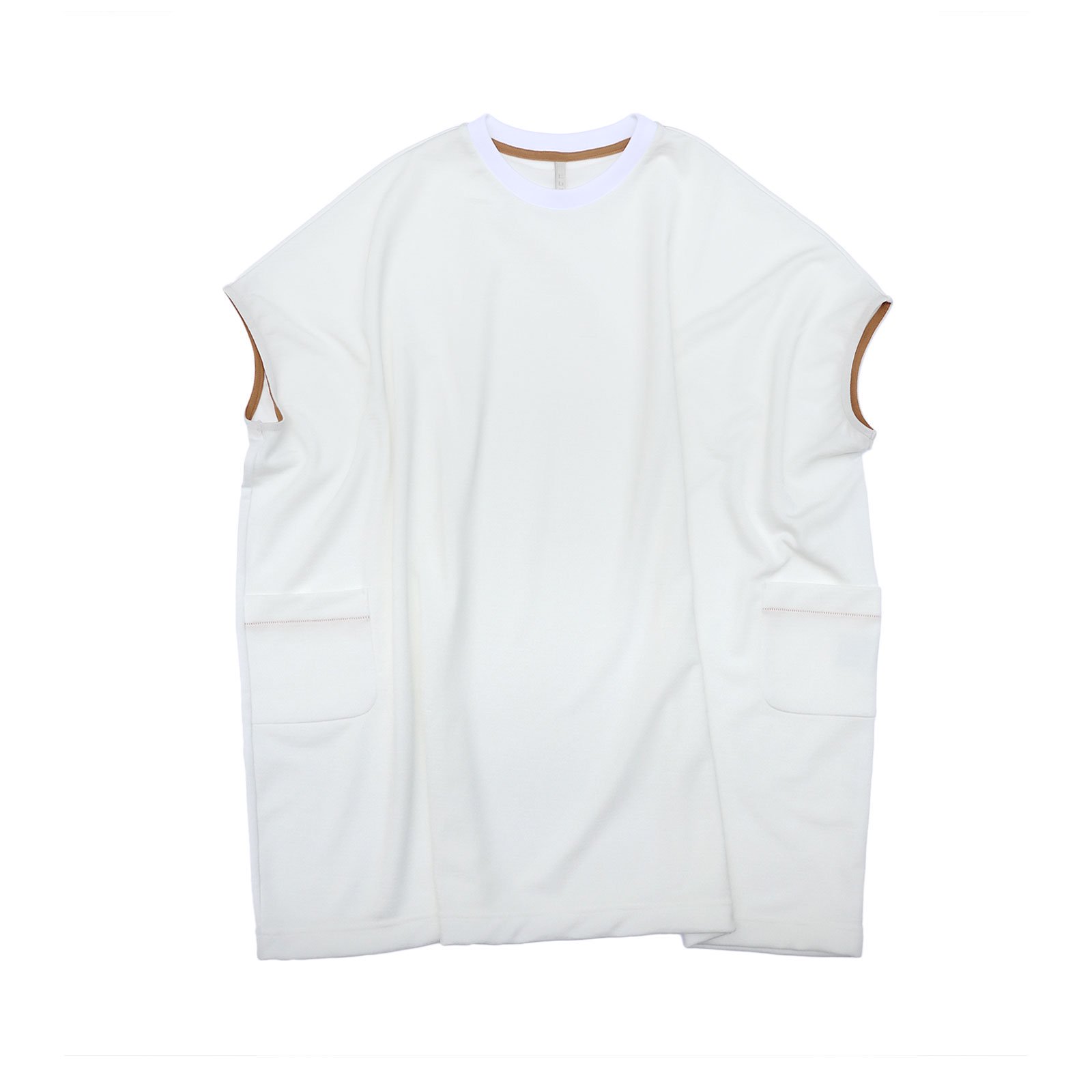 ҥ५ | Breathing french crew neck tunicFABRITEC / ѷԥ