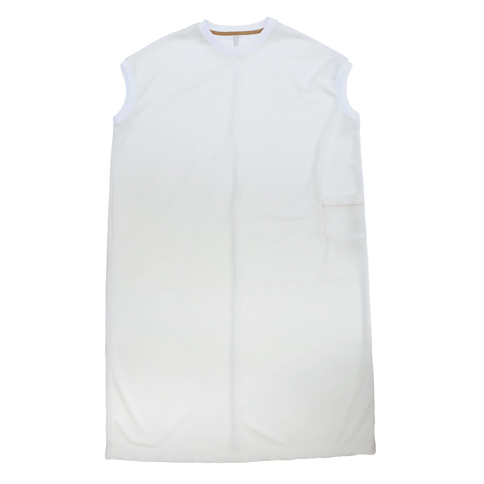 ヒムカシ製図 | Breathing sleeveless crew neck onepiece | rice（FABRITEC / 変形ピケ） -  ViVO,VA online market