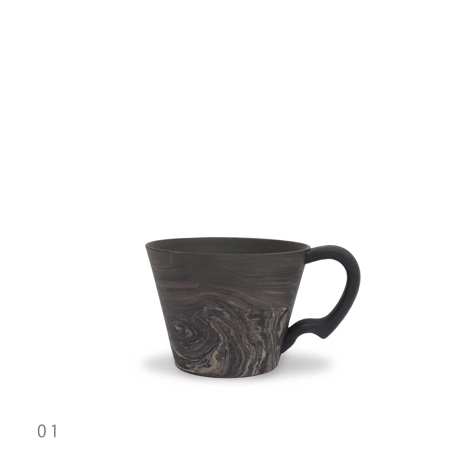 gena kuwan | tea cup ( black )