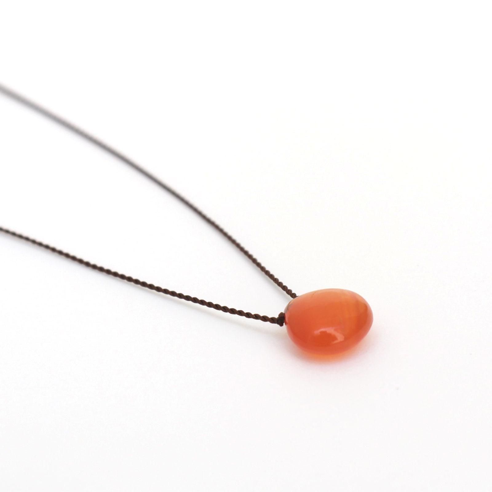 【国内配送】 | Necklace Stone Smooth | Solow Margaret カーネリアン ViVO - アクセサリー