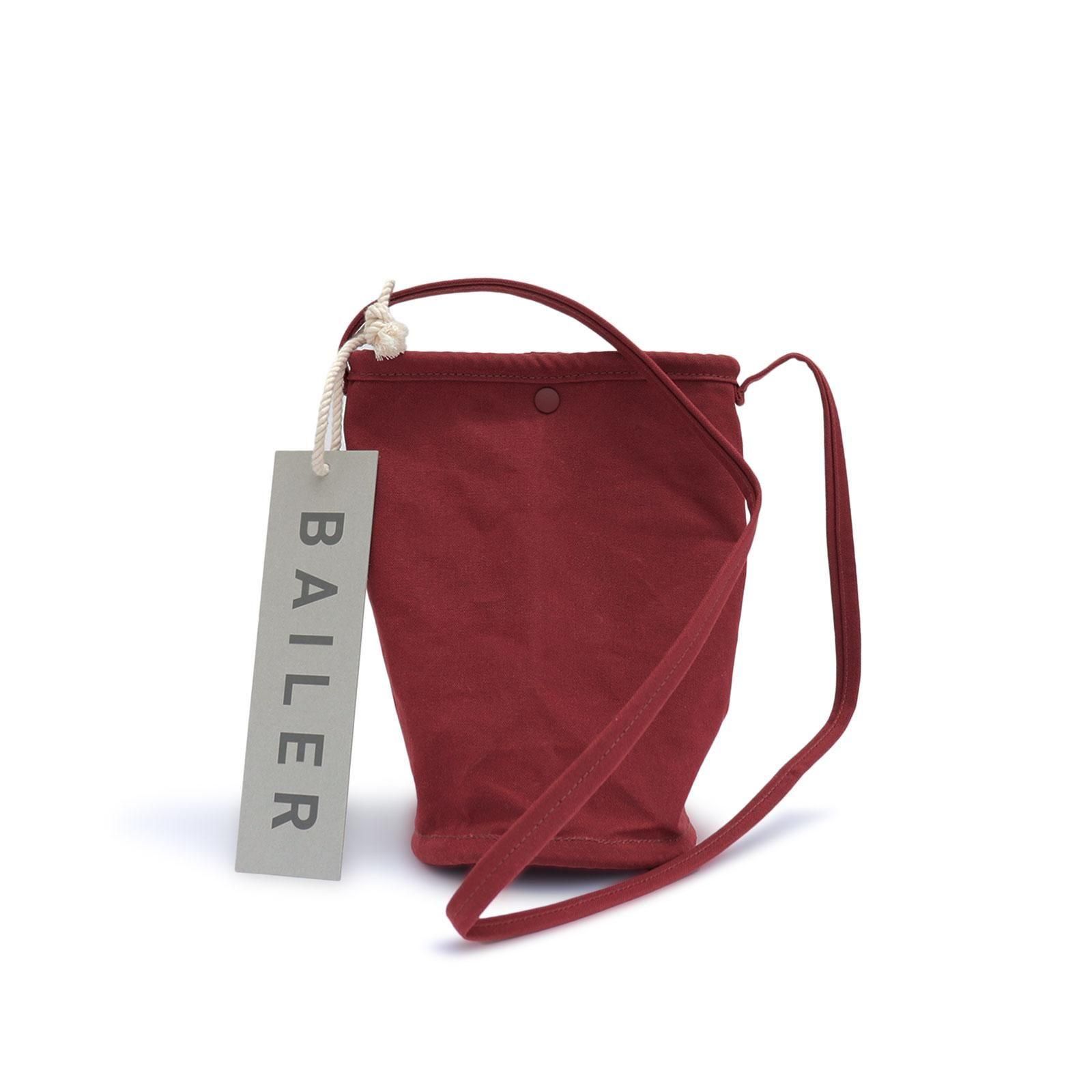 BAILER | mini shoulder | BURGUNDY