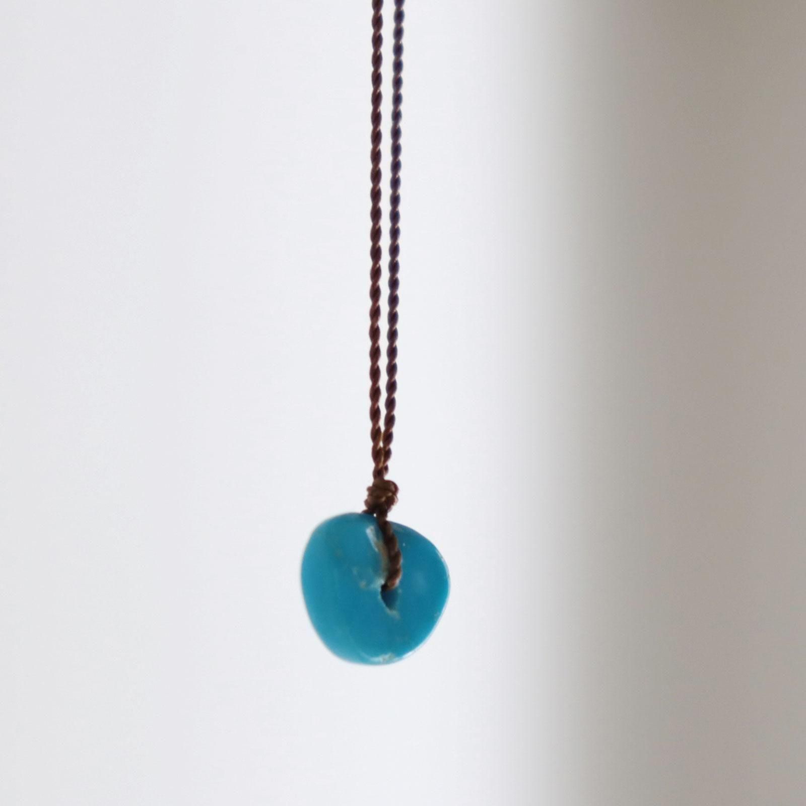 Margaret Solow | Small Raw Turquoise Necklace - ViVO,VA online market