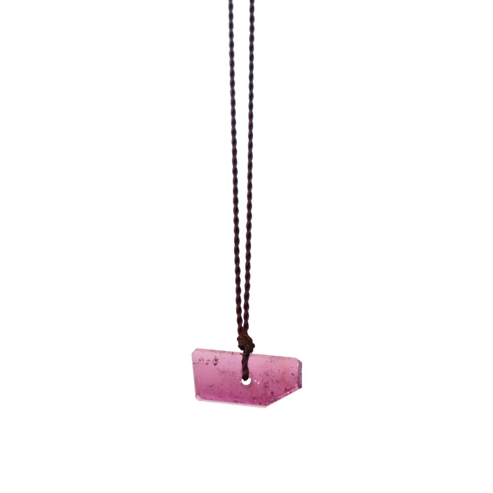 <img class='new_mark_img1' src='https://img.shop-pro.jp/img/new/icons8.gif' style='border:none;display:inline;margin:0px;padding:0px;width:auto;' />Margaret Solow | Geometric Pink Tourmaline Necklace