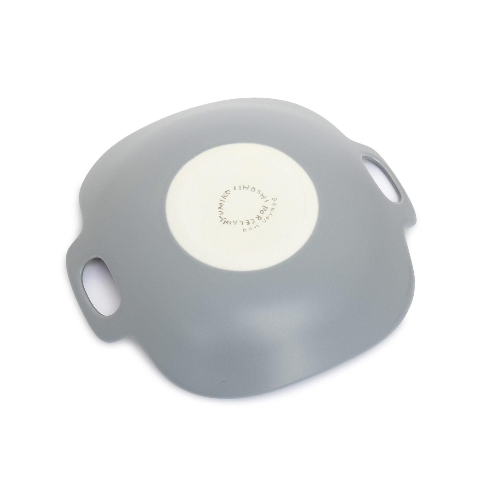 専用　お値下げイイホシユミコ　bon voyage plate M  gray bon voyage】plate (M/gray) - yumiko iihoshi porcelain