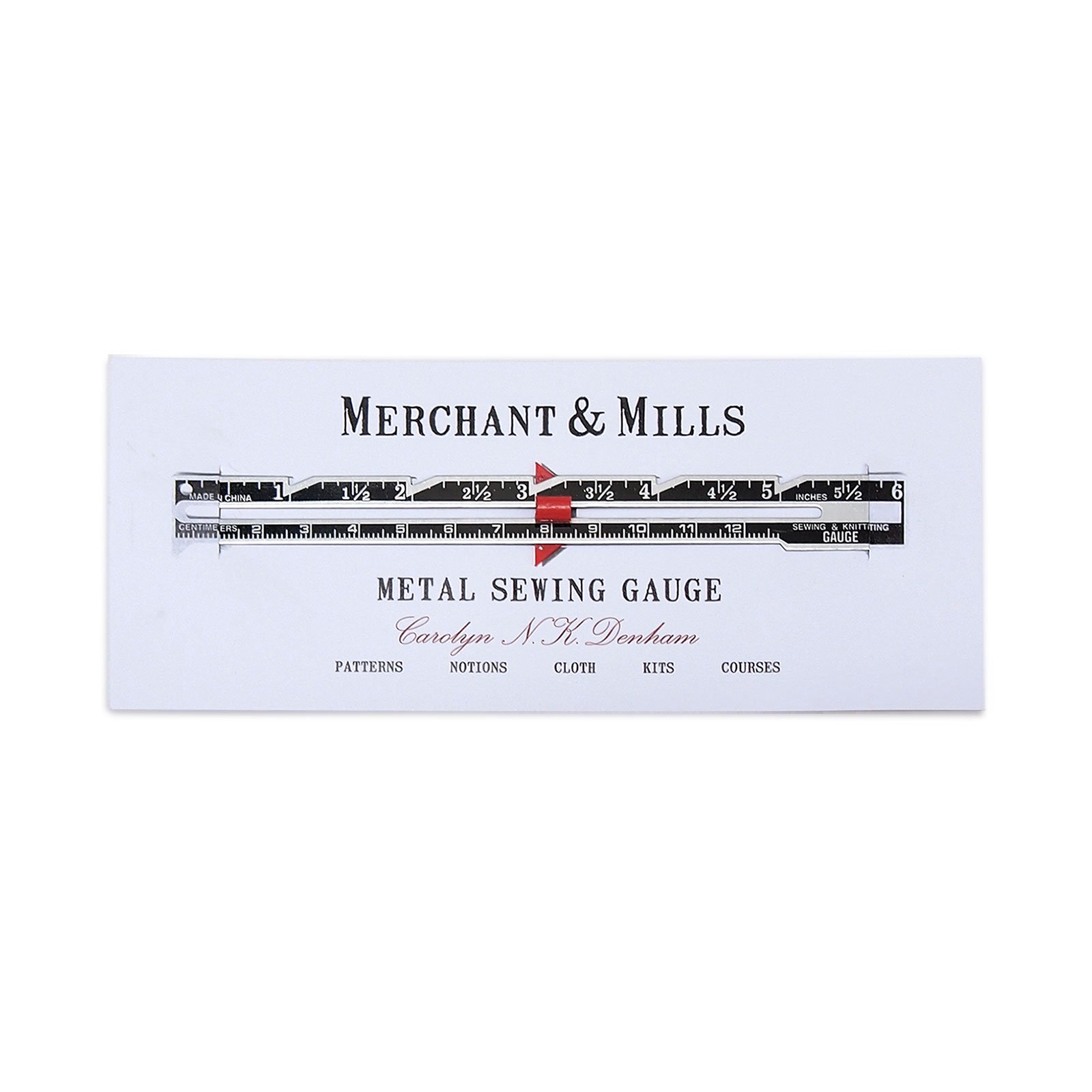 MERCHANT & MILLS | METAL SEWING GAUGE