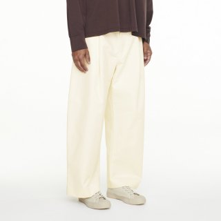 STUDIO NICHOLSON<br>PEACHED COTTON DEEP PLEAT VOLUME PANT